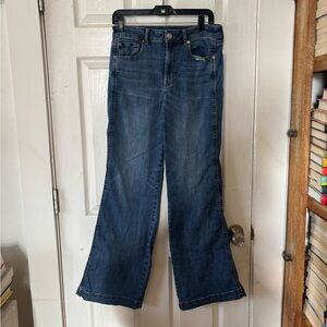 American Eagle Wide Leg Super Stretch Jeans Size 8